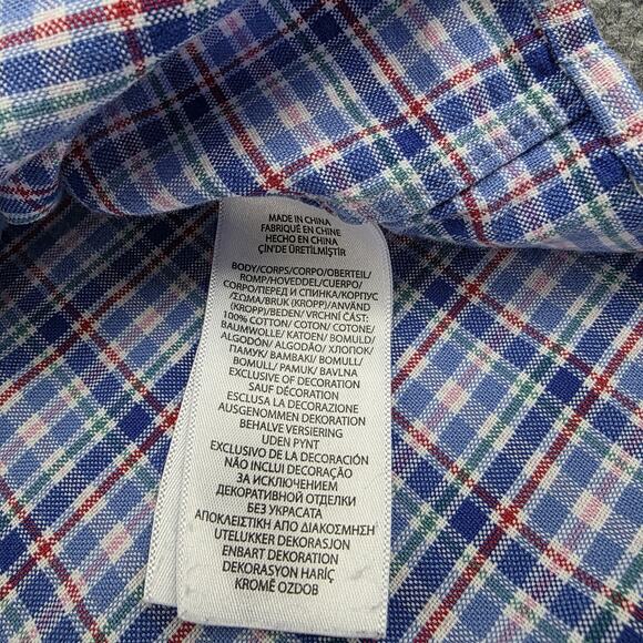 Ralph Lauren Shirt Mens Large Plaid Classic Fit Oxford Cloth Button Down Preppy - Picture 15 of 16